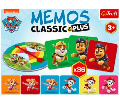 Trefl Gra Memos Classic & Plus Psi Patrol