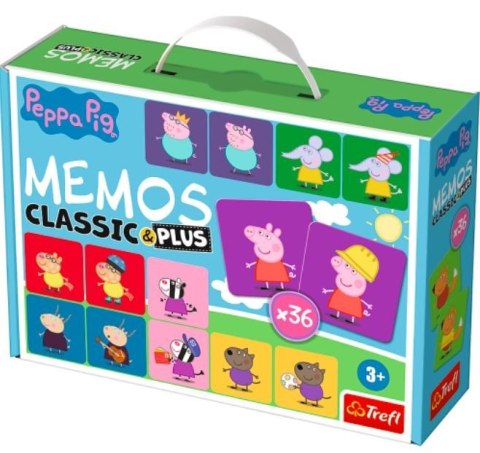 Trefl Gra Memos classic & plus Świnka Peppa