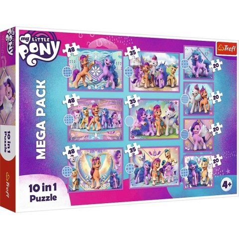 Trefl Puzzle 10w1 Lśniące Kucyki Pony My little pony