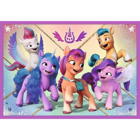 Trefl Puzzle 10w1 Lśniące Kucyki Pony My little pony