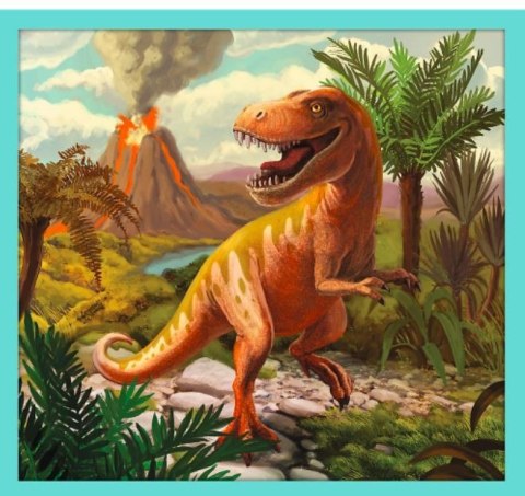 Trefl Puzzle 10w1 W świecie dinozaurów