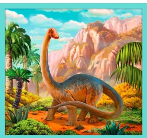 Trefl Puzzle 10w1 W świecie dinozaurów