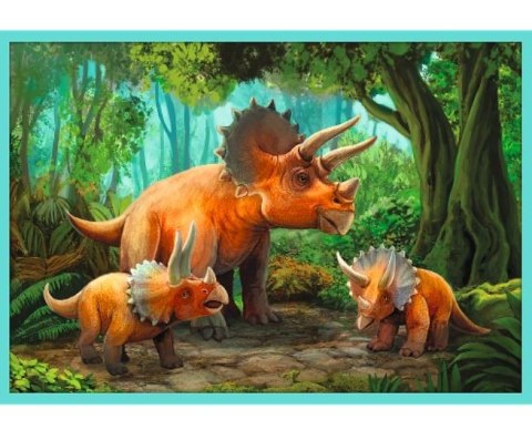 Trefl Puzzle 10w1 W świecie dinozaurów