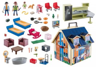 Playmobil Przenośny domek dla lalek Dollhouse 70985