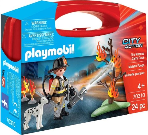 Playmobil Zestaw City Action 70310 Skrzyneczka Strażak