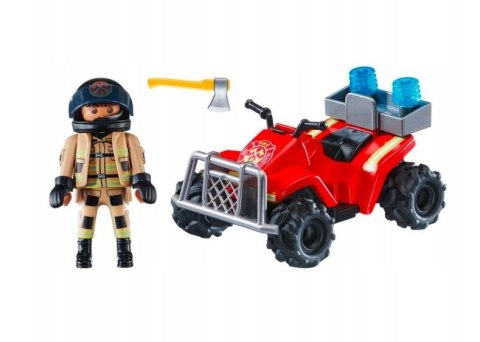 Playmobil Zestaw z figurką City Action 71090 Pożarniczy Speed Quad