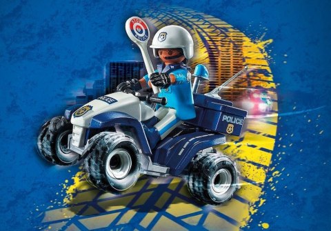 Playmobil Zestaw z figurką City Action 71092 Policyjny Speed Quad