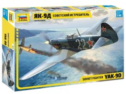 Zvezda Model plastikowy Yak-9D radziecki myśliwiec