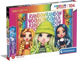 Clementoni Puzzle 104 elementy Brilliant Rainbow High