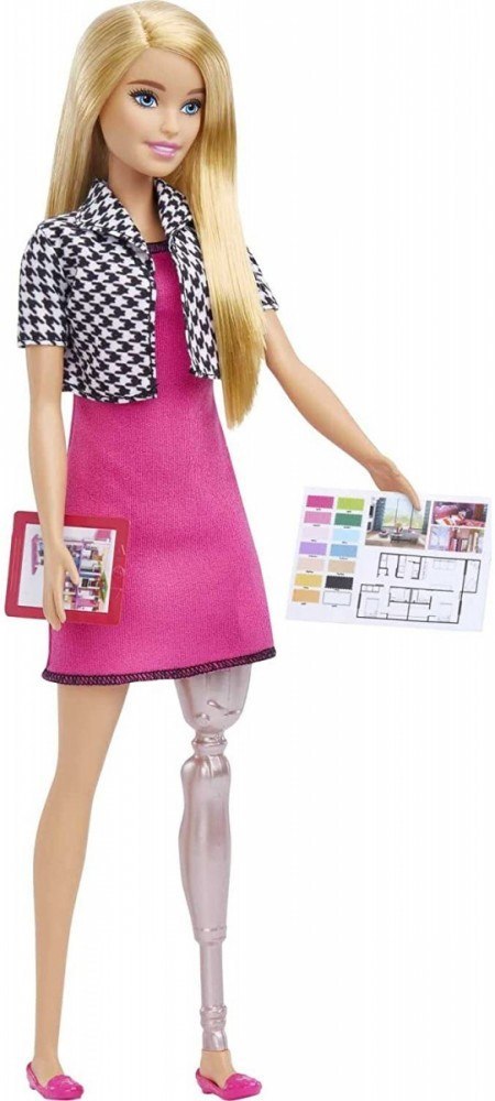 Mattel Lalka Barbie Kariera Projektantka wnętrz HCN12