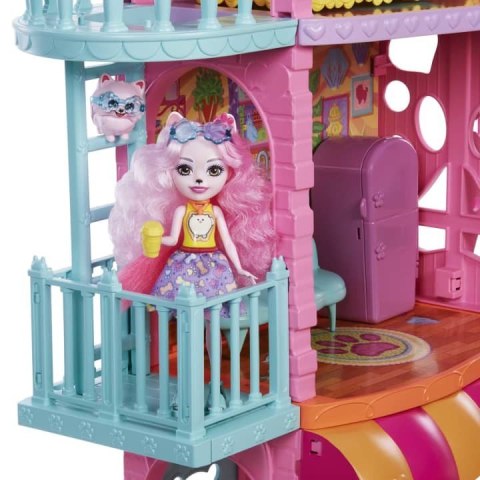 Mattel Lalka Enchantimals Miejski domek z kawiarenka Zestaw HHC18