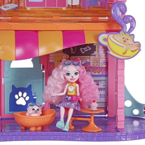 Mattel Lalka Enchantimals Miejski domek z kawiarenka Zestaw HHC18