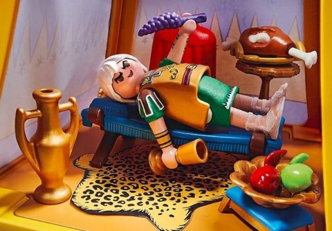 Playmobil Zestaw figurek Asterix 71015 Namiot dowódcy z generałami