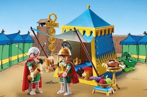 Playmobil Zestaw figurek Asterix 71015 Namiot dowódcy z generałami