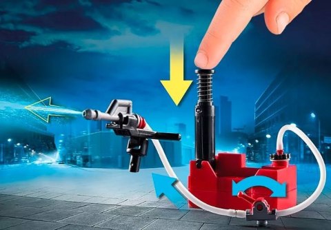 Playmobil Zestaw figurek City Action 70935 Wóz strażacki: US Tower Ladder