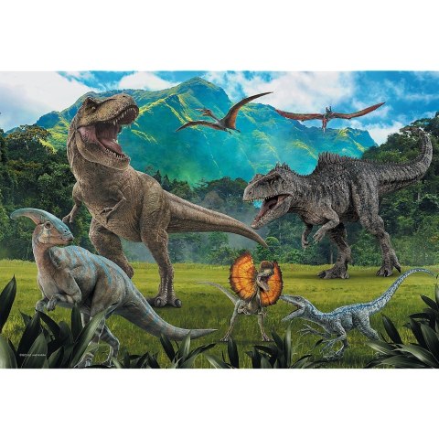 Trefl Puzzle 100 elementów Dinozaury Park Jurajski