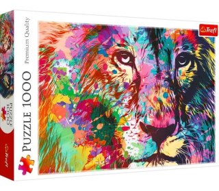 Trefl Puzzle 1000 elementów Kolorowy lew