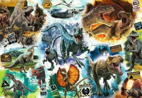 Trefl Puzzle 1000 elementów Na tropie dinozaurów Jurassic Park