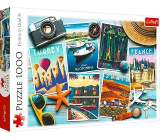 Trefl Puzzle 1000 elementów Wakacyjne pocztówki