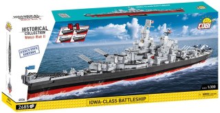 Cobi Klocki Klocki Historical Collection Iowa-Class Battleship (4w1) - Executive Edition