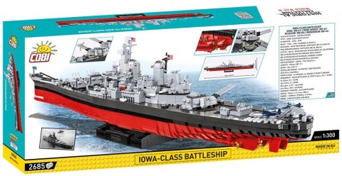 Cobi Klocki Klocki Historical Collection Iowa-Class Battleship (4w1) - Executive Edition