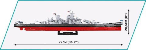 Cobi Klocki Klocki Historical Collection Iowa-Class Battleship (4w1) - Executive Edition