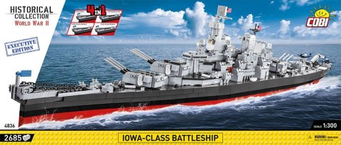 Cobi Klocki Klocki Historical Collection Iowa-Class Battleship (4w1) - Executive Edition