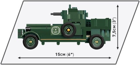 Cobi Klocki Klocki Historical Collection Rolls-Royce Armoured Car 1920 Pattern Mk I