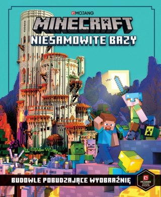 Harper Collins Książeczka Minecraft. Niesamowite bazy. Budowle pobudzające wyobraźnię