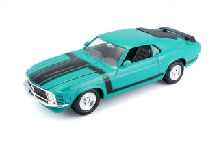 Maisto Model kompozytowy Ford Mustang Boss 302 1970 1/24 zielony