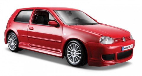 Maisto Model kompozytowy Volkswagen Golf R32 Grana 1/24 czerwony