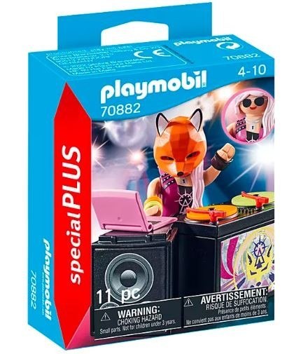 Playmobil Zestaw figurek Special Plus 70882 DJ ze stołem mikserskim