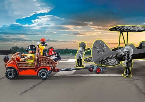 Playmobil Zestaw figurek Stunt Show 70835 Lotniczy pokaz kaskaderski: Mobilny serwis