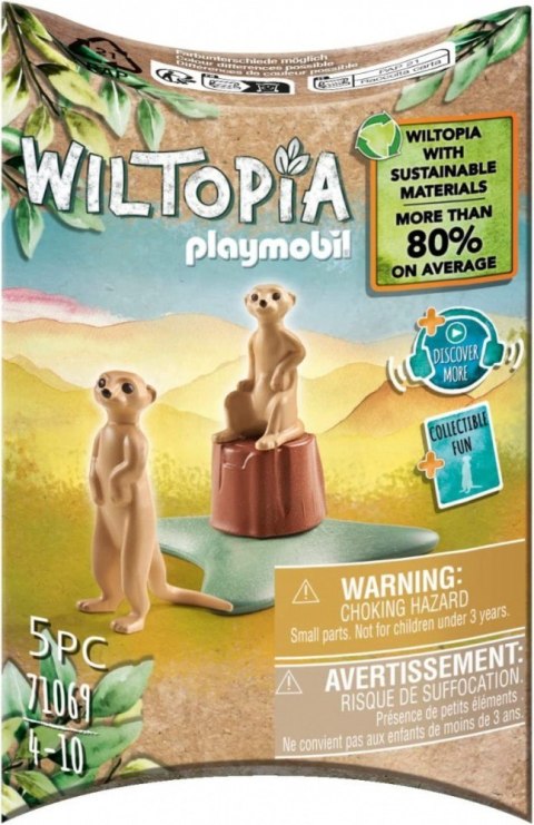 Playmobil Zestaw figurek Wiltopia 71069 Surykatki