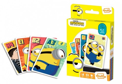 Cartamundi Gra karciana Shuffle Fun 4w1 Minionki: Wejście Gru