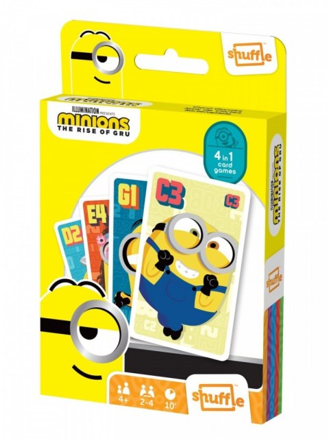 Cartamundi Gra karciana Shuffle Fun 4w1 Minionki: Wejście Gru