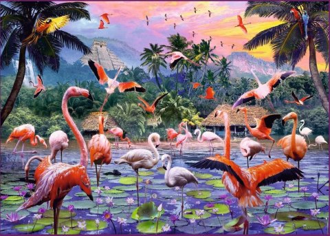 Ravensburger Polska Puzzle 1000 elementów Flamingi