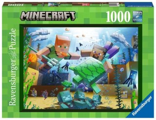 Ravensburger Polska Puzzle 1000 elementów Minecraft Mozaika