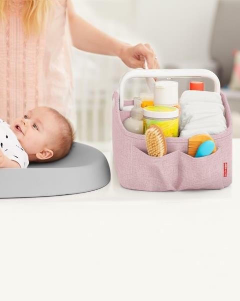 Skip Hop Organizer podróżny z lampką Heather Pink