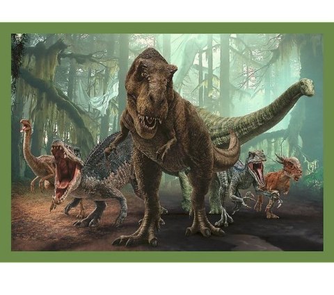 Trefl Puzzle 4w1 Groźne dinozaury Jurassic World