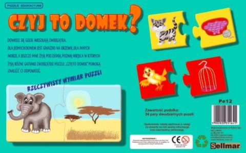 Abino Puzzle Sellmar Czyj to domek?