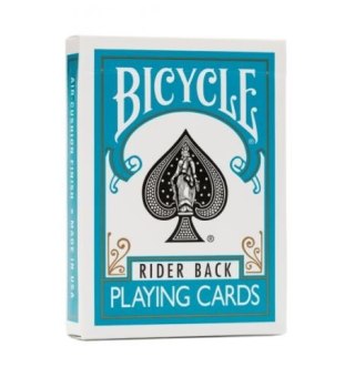 Bicycle Karty Turquoise Back