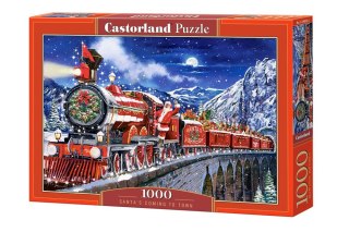 Castor Puzzle 1000 elementów Pociąg Mikołaja