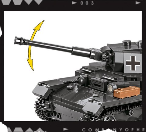 Cobi Klocki Klocki Company of Heroes 3 Panzer IV Ausf. G