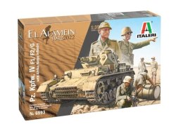 Italeri Model do sklejania Pz.Kpfw.IV F1/F2 /G With Afrika Korps Infantry