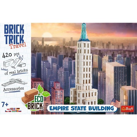 Trefl Klocki Brick Trick Podróże Empire State Building