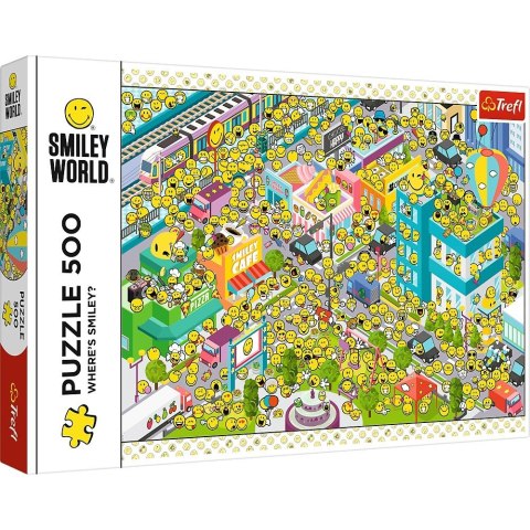 Trefl Puzzle 500 elementów Gdzie jest Smiley?