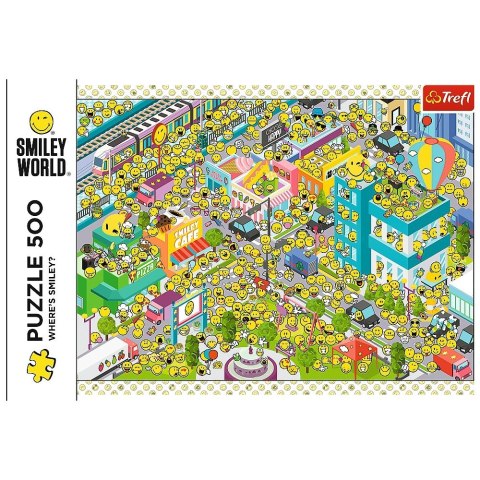 Trefl Puzzle 500 elementów Gdzie jest Smiley?