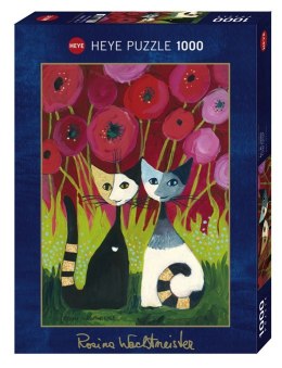 Heye Puzzle 1000 elementów Szczęśliwe koty