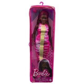 Mattel Lalka Barbie Fashionistas - Sukienka Love